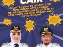 Pemkot Kendari Cairkan Gaji ke-13 ASN Mulai 23 Juni 2025