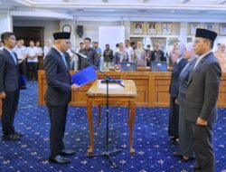 Pelantikan Pejabat Pimpinan Tinggi Pratama, Gubernur Mirza Dorong ASN Jadi Motor Perubahan