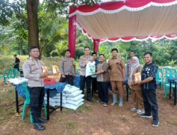 Polres Serang Tanam Jagung di Ponpes Sohibul Muslimun, Dukung Ketahanan Pangan