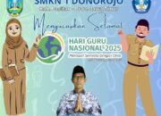 Kepala Sekolah SMKN 1 Donorojo Mengucapkan Selamat Hari Guru Nasional