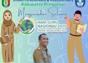 Kepala Dinas Pendidikan Dan Kebudayaan Kabupaten Pringsewu Mengucapkan Selamat Hari Guru Nasional