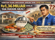 Sorotan Tajam Anggaran Jamuan Tamu DPRD Way Kanan, Rp1,36 Miliar Dinilai Tak Masuk Akal