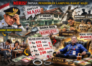 MIRIS IMPIAN GUBERNUR RAHMAT MIRZANI DJAUSAL UNTUK PENDIDIKAN LAMPUNG MAJU “SEPERTI MIMPI DI SIANG BOLONG 