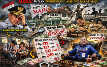 MIRIS IMPIAN GUBERNUR RAHMAT MIRZANI DJAUSAL UNTUK PENDIDIKAN LAMPUNG MAJU “SEPERTI MIMPI DI SIANG BOLONG