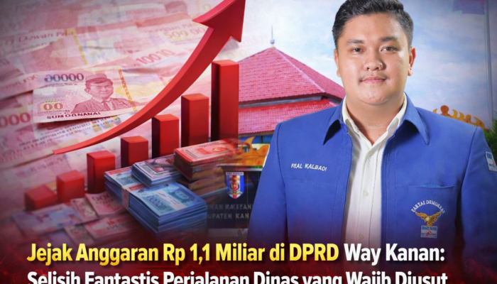 Jejak Anggaran Rp 1,1 Miliar di DPRD Way Kanan: Selisih Fantastis Perjalanan Dinas yang Wajib Diusut