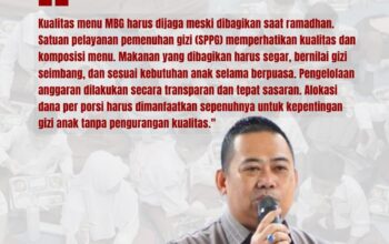 Program Makan Bergizi Gratis Tetap Berjalan Selama Ramadan, Kualitas Menu Dipastikan Terjaga