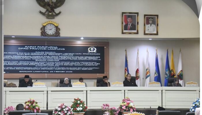 DPRD Provinsi Lampung Bentuk Pansus Bahas LHP BPK, Perkuat Pengawasan dan Akuntabilitas Keuangan Daerah