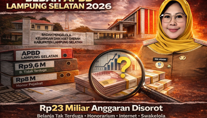 APBD LAMSEL 2026 Rp23 MILYAR DI BAWAH KACA PEMBESAR DANA RAKYAT TERNYATA DIMAKAN BIROKRASI