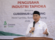 Gubernur Lampung Perkuat Sinergi Industri Tapioka Nasional untuk Dukung Petani Singkong