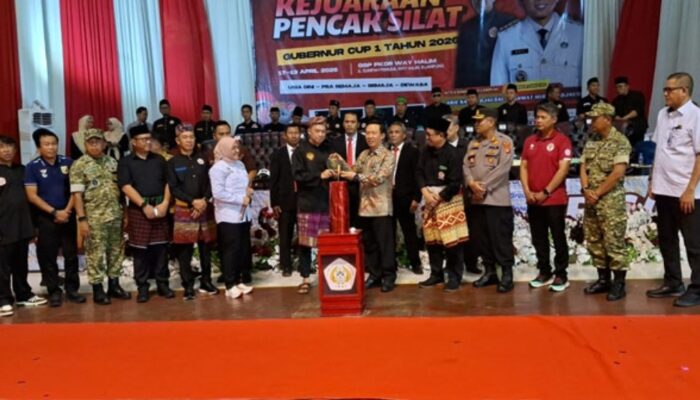 Wadah Pembinaan Atlet, Pencak Silat Gubernur Cup I 2026 Di Gelar Dibandar Lampung