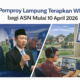 Pemprov Lampung Terapkan WFH bagi ASN Mulai 10 April 2026