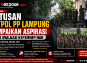 Ratusan Anggota Satpol PP Lampung Sampaikan Aspirasi ke Pemprov, Minta Evaluasi Kepemimpinan