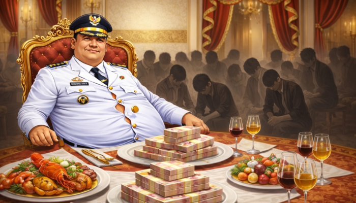 Rp 3,2 Miliar untuk Mamin dan Jamuan Tamu Dugaan Skandal ‘Perut Karet’ Wali Kota Metro Menggema, Rakyat Menjerit