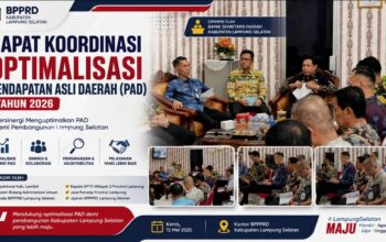 BPPRD Kabupaten Lampung Selatan Gelar Rapat Koordinasi Optimalisasi PAD Tahun 2026