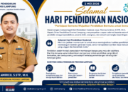 Kepala Dinas Pendidikan Provinsi Sampaikan Ucapan Selamat Hari Pendidikan Nasional