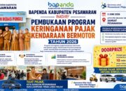 Bapenda Kabupaten Pesawaran Hadiri Pembukaan Program Keringanan Pajak Kendaraan Bermotor Tahun 2026