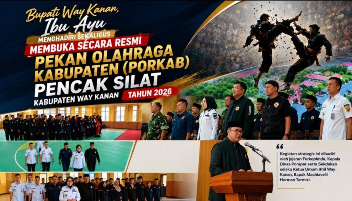 Bupati Ayu Asalasiyah Resmi Buka PORKAB Pencak Silat 2026, Dorong Lahirnya Atlet Berprestasi dan Berkarakter
