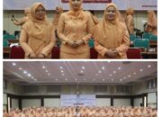 Ketua DWP Sekretariat DPRD Lampung Hadiri Pengukuhan Pengurus DWP se-Lampung