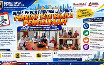 Dinas PKPCK Provinsi Lampung Perkuat Tata Kelola Pengadaan melalui Monitoring Capaian Aksi Stranas PK 2025–2026