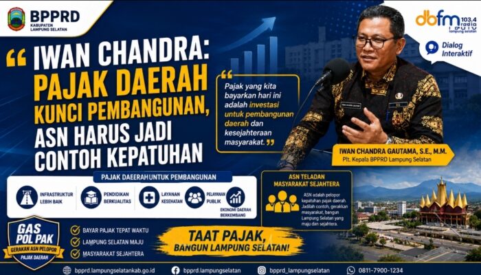 Iwan Chandra: Pajak Daerah Kunci Pembangunan, ASN Harus Jadi Contoh Kepatuhan