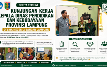 Kepala Dinas Pendidikan dan Kebudayaan Provinsi Lampung Tinjau Pelaksanaan SPMB di SMAN 2 Bandar Lampung