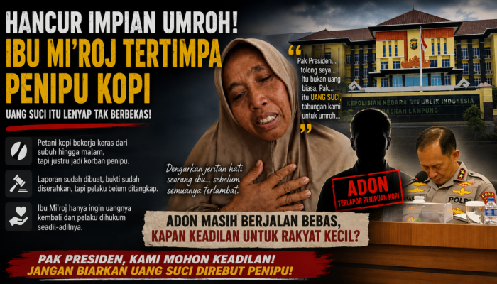 HANCUR IMPIAN UMROH! IBU MI’ROJ TERTIMPUA PENIPU KOPI, TANGIS DARAH MOHON BELAS KASIH PRESIDEN “UANG SUCI ITU LENYAP TAK BERBEKAS!”