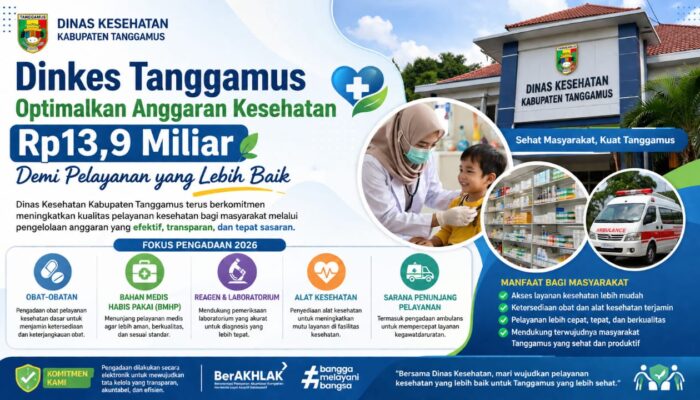 Dinkes Tanggamus Optimalkan Anggaran Kesehatan Rp13,9 Miliar Demi Pelayanan yang Lebih Baik