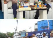 Wakili Gubernur Lampung, Sekretaris DPRD Provinsi Lampung Turut Lepas Peserta Jalan Sehat HUT Kota Bandar Lampung