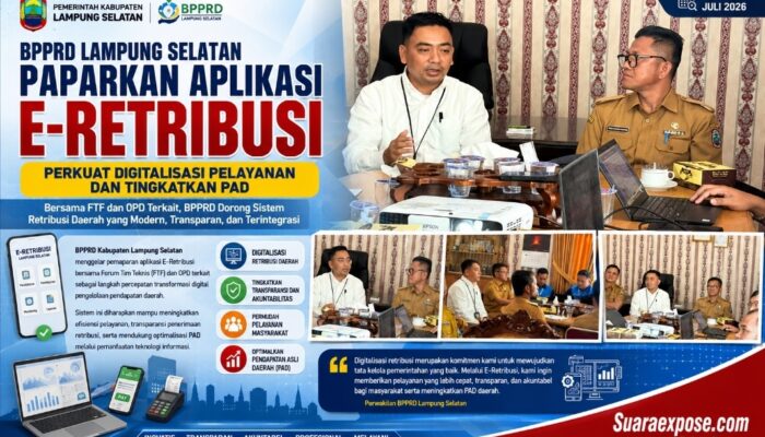 BPPRD Lampung Selatan Paparkan Aplikasi E-Retribusi untuk Perkuat Digitalisasi Pelayanan dan Tingkatkan PAD
