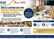 BKAD Lampung dan DPPA Bahas Pembiayaan Medikolegal untuk Perkuat Perlindungan Perempuan dan Anak