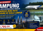 Lampung Miliki Rute Internasional Reguler, TransNusa Buka Penerbangan Langsung ke Kuala Lumpur