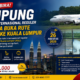 Lampung Miliki Rute Internasional Reguler, TransNusa Buka Penerbangan Langsung ke Kuala Lumpur