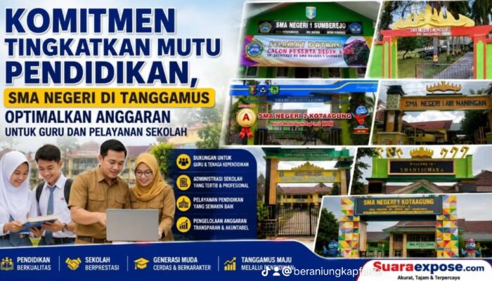Komitmen Tingkatkan Mutu Pendidikan, SMA Negeri di Tanggamus Optimalkan Anggaran untuk Guru dan Pelayanan Sekolah