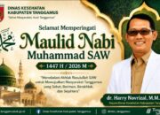 Kepala Dinas Kesehatan Kabupaten Tanggamus dr. Harry Novrizal, M.M., CRP Ucapkan Selamat Memperingati Maulid Nabi Muhammad SAW 1447 H / 2026 M