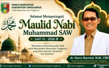 Kepala Dinas Kesehatan Kabupaten Tanggamus dr. Harry Novrizal, M.M., CRP Ucapkan Selamat Memperingati Maulid Nabi Muhammad SAW 1447 H / 2026 M