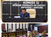 Komisi II DPRD Lampung Evaluasi Pelaksanaan Program Kerja Empat OPD Melalui RDP