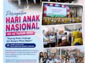 Ketua IKAD Provinsi Lampung Irene Fransisca Hadiri Peringatan Hari Anak Nasional 2026