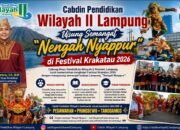 Cabdin Pendidikan Wilayah II Lampung Usung Semangat “Nengah Nyappur” di Festival Krakatau 2026