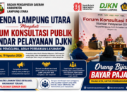 Bapenda Lampung Utara Ikuti Forum Konsultasi Publik Standar Pelayanan DJKN