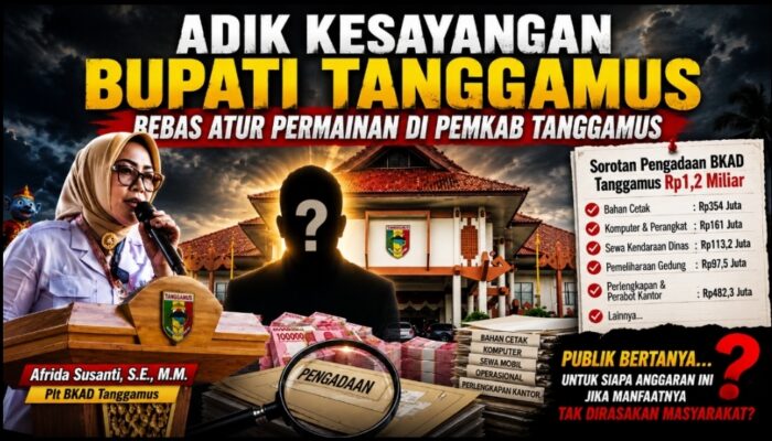 Adik Kesayangan Bupati Tanggamus Bebas Atur Permainan di Pemkab Tanggamus