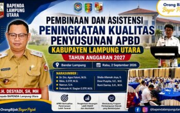 Bapenda Lampung Utara Gelar Pembinaan dan Asistensi Penyusunan APBD Tahun Anggaran 2027