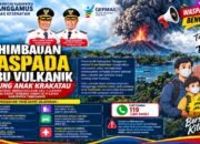 Pemkab Tanggamus dan Dinas Kesehatan Kabuten TanggamusImbau Masyarakat Waspada Dampak Debu Vulkanik Gunung Anak Krakatau