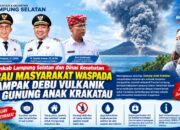Pemkab Lampung Selatan dan Dinas Kesehatan Imbau Masyarakat Waspada Dampak Debu Vulkanik Gunung Anak Krakatau