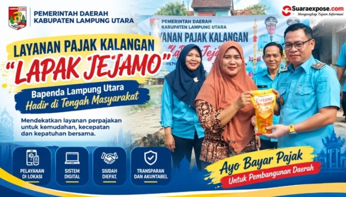 Bapenda Lampung Utara Hadirkan LAPAK JEJAMO, Dekatkan Layanan Perpajakan kepada Masyarakat