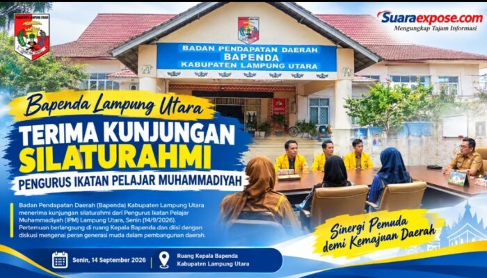 Bapenda Lampung Utara Terima Kunjungan Silaturahmi Pengurus Ikatan Pelajar Muhammadiyah