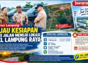 Gubernur Lampung Tinjau Kesiapan Akses Jalan Menuju Lokasi PSEL Lampung Raya