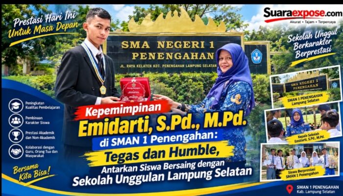 Kepemimpinan Emidarti, S.Pd., M.Pd. di SMAN 1 Penengahan: Tegas, Humanis, dan Berorientasi Prestasi