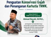 DPRD Lampung Dorong Penguatan Konservasi Gajah dan Penanganan Karhutla TNWK